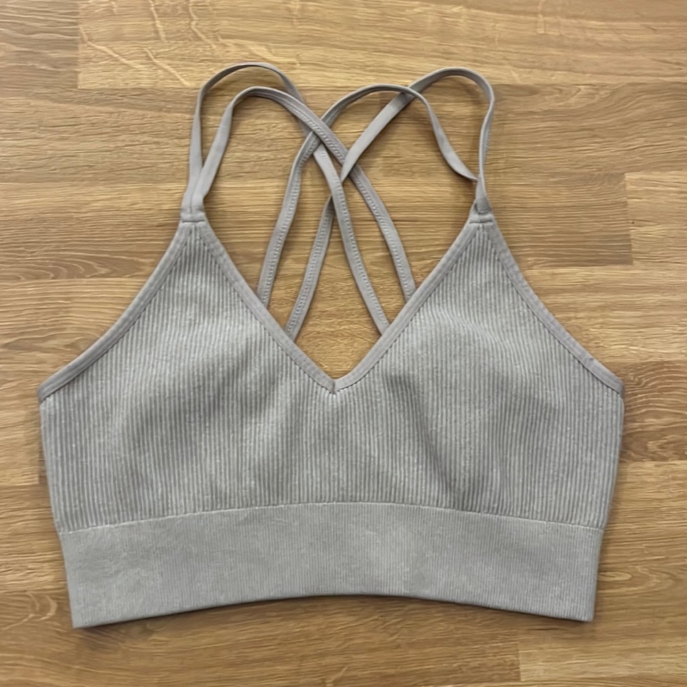 Aerie racer back strappy bralette